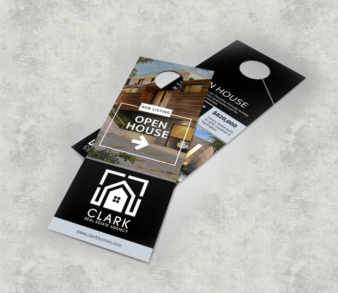 3.5" x 8.5" Door Hangers