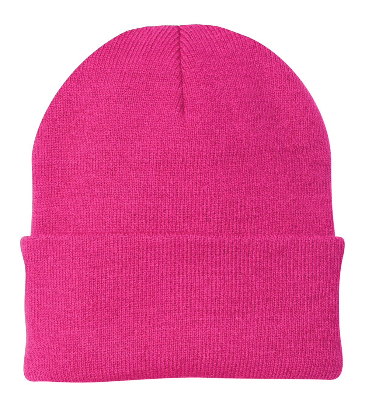 Leatherette® Patch - Beanie - CP90 Port Authority® Knit Cap