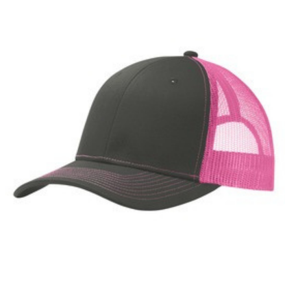 Leatherette® Patch - C402  Port Authority® Snapback Trucker Cap