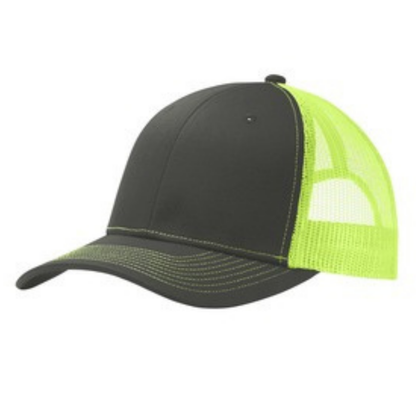 Leatherette® Patch - C402  Port Authority® Snapback Trucker Cap
