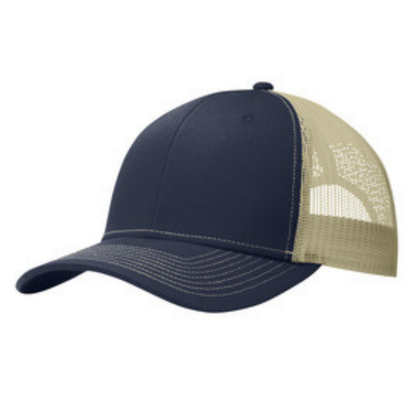 Leatherette® Patch - C402  Port Authority® Snapback Trucker Cap