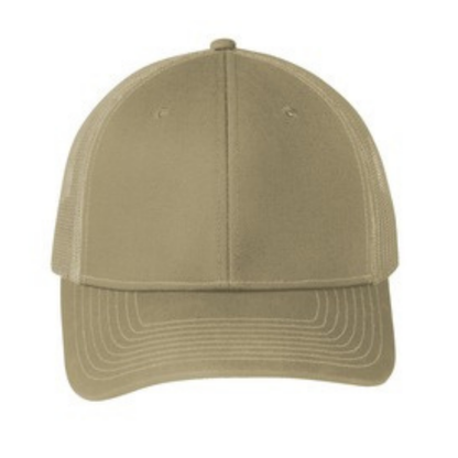 Leatherette® Patch - C402  Port Authority® Snapback Trucker Cap