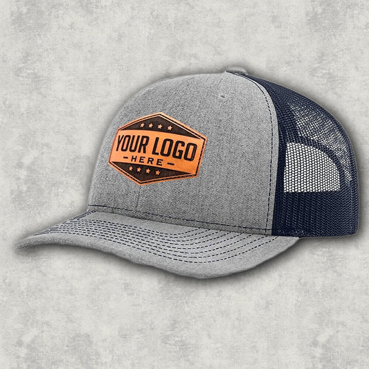 Leatherette® Patch - C402  Port Authority® Snapback Trucker Cap