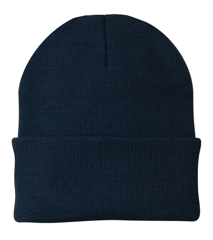 Leatherette® Patch - Beanie - CP90 Port Authority® Knit Cap