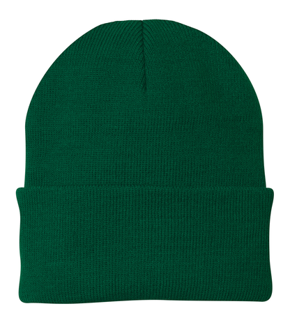 Leatherette® Patch - Beanie - CP90 Port Authority® Knit Cap