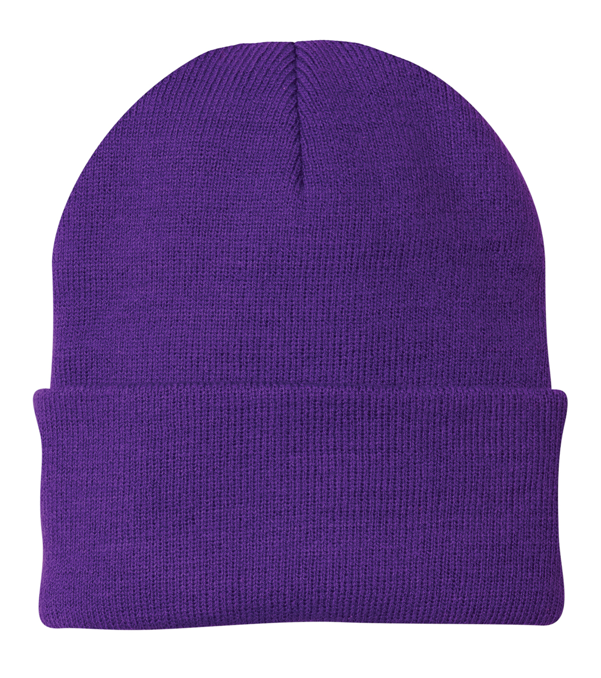 Leatherette® Patch - Beanie - CP90 Port Authority® Knit Cap