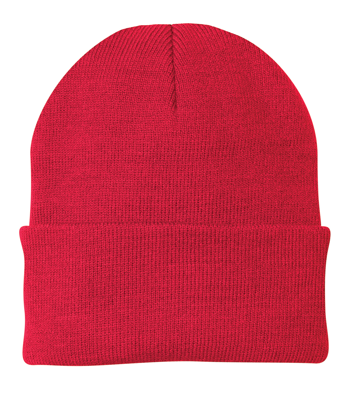 Leatherette® Patch - Beanie - CP90 Port Authority® Knit Cap