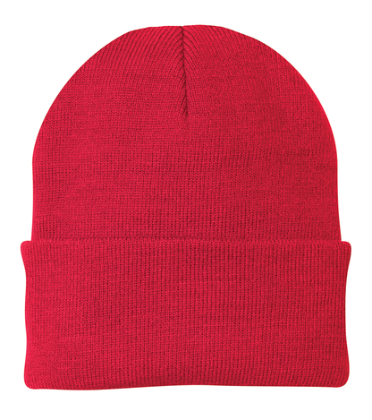 Leatherette® Patch - Beanie - CP90 Port Authority® Knit Cap