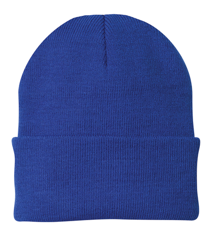 Leatherette® Patch - Beanie - CP90 Port Authority® Knit Cap