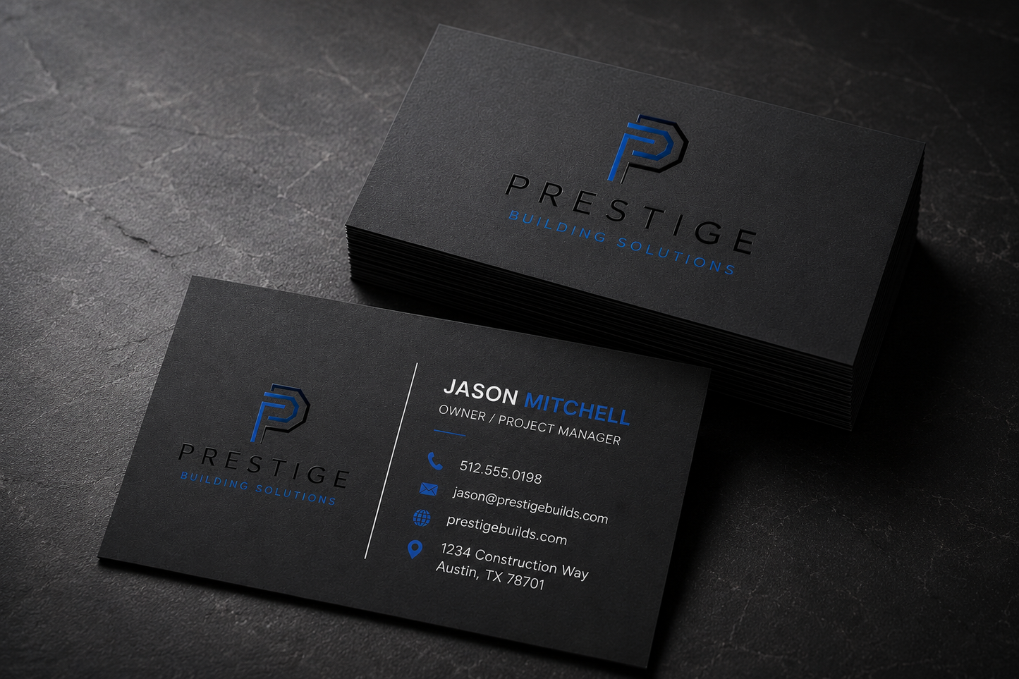 Business Cards Soft Touch