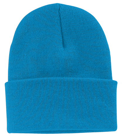 Leatherette® Patch - Beanie - CP90 Port Authority® Knit Cap
