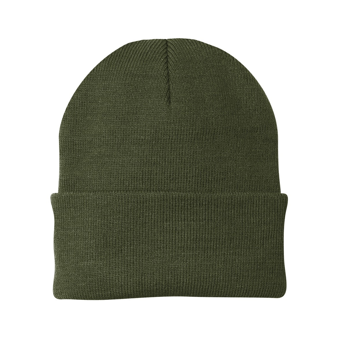 Leatherette® Patch - Beanie - CP90 Port Authority® Knit Cap