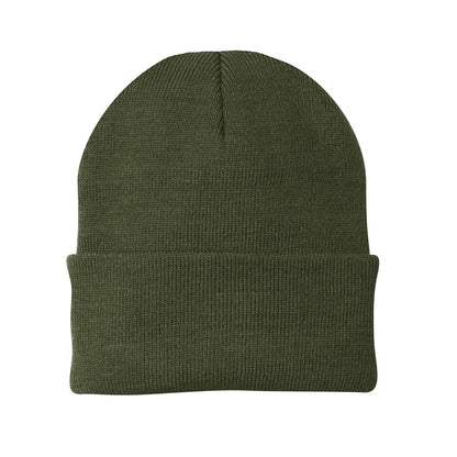 Leatherette® Patch - Beanie - CP90 Port Authority® Knit Cap
