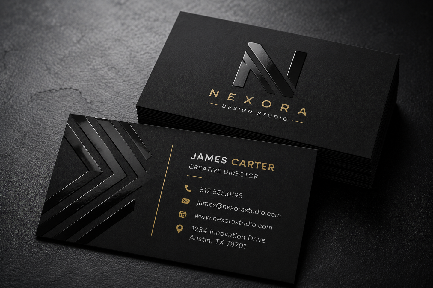 Business Cards Soft Touch with Spot UV (Raised)
