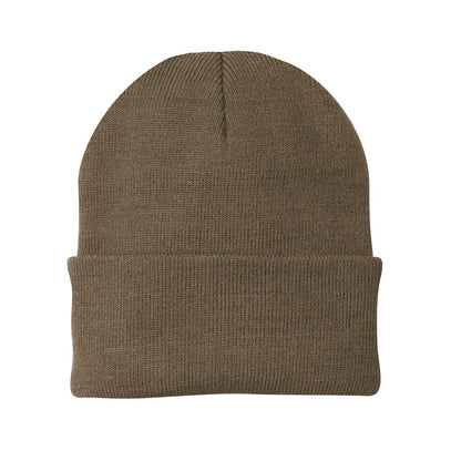 Leatherette® Patch - Beanie - CP90 Port Authority® Knit Cap